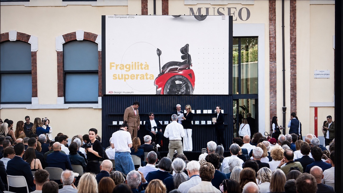 La premiazione di Genny Zero al XXIX Compasso d’Oro ADI presso l’ADI Design Museum di Milano